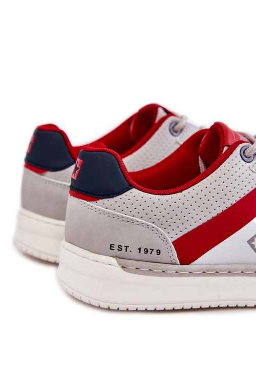 Klasyczne Męskie Buty Sportowe Memory Foam Big Star KK174056 Szare