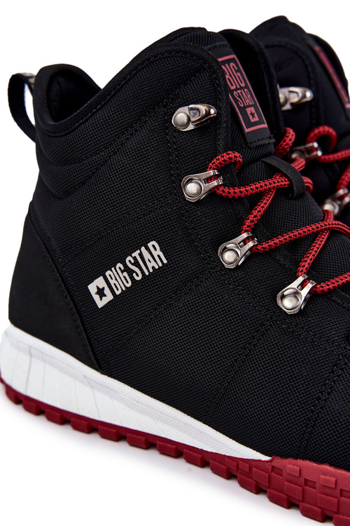 Męskie Buty Trekkingowe Memory Foam Big Star KK174112 Czarne