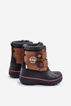 Śniegowce Dziecięce Na Rzepy Lee Cooper LCJ-24-44-2864K Camel