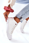 Damskie Wysokie Trampki Cross Jeans II2R4033C Białe