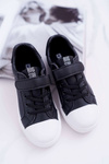 Dziecięce Trampki Na Rzep Big Star DD374108 Czarne