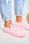 Damskie Niskie Trampki Big Star DD274443 Jasnoróżowe