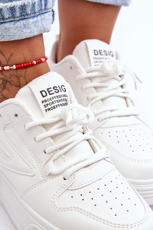 Damskie Klasyczne Sportowe Buty Białe Avra