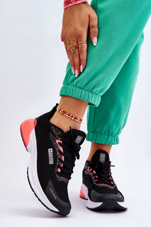 Modne Buty Sportowe Memory Foam System Big Star LL274318 Czarne