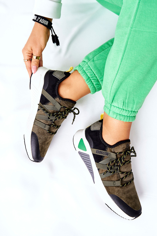 Sportowe Buty Memory Foam Big Star II274308 Khaki