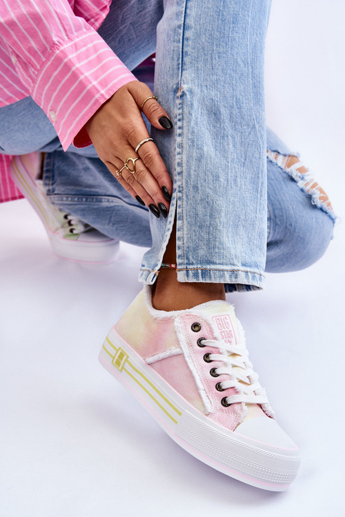 Damskie Niskie Trampki Big Star LL274174 Multikolor