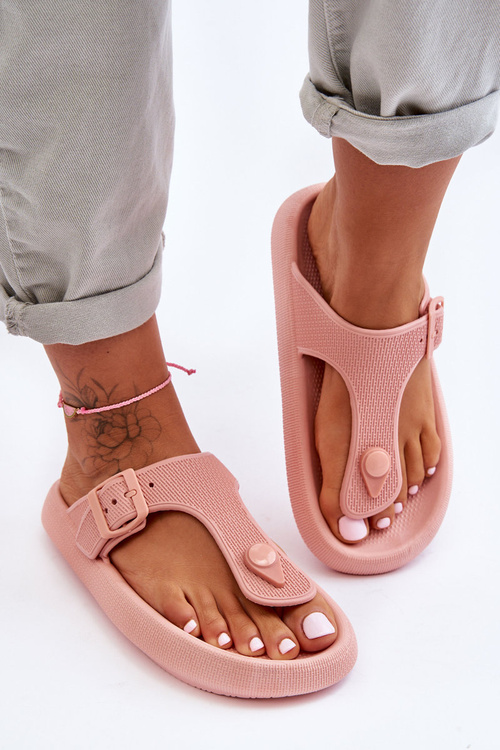 Damskie Piankowe Japonki Różowe Apolla