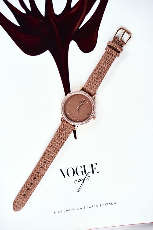 Damski Zegarek Giorgio & Dario Jasny Brąz Ortodox