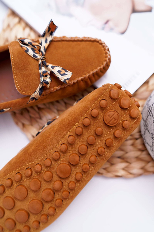 Mokasyny Damskie Lu Boo Wygodne Camel Plummy