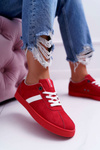 Obuwie Sportowe Damskie Big Star Czerwone DD274622
