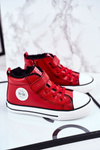 Dziecięce Ocieplane Trampki Big Star GG374034 Czerwone