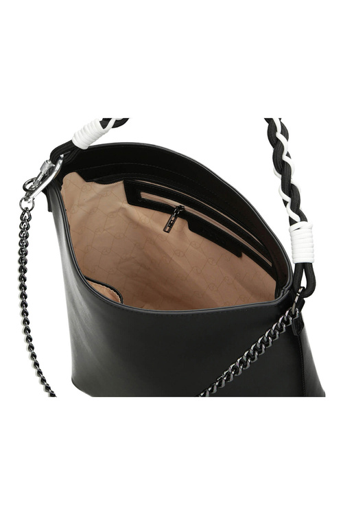 Klasyczna Skórzana Torebka Nobo M1280-C020 Czarna