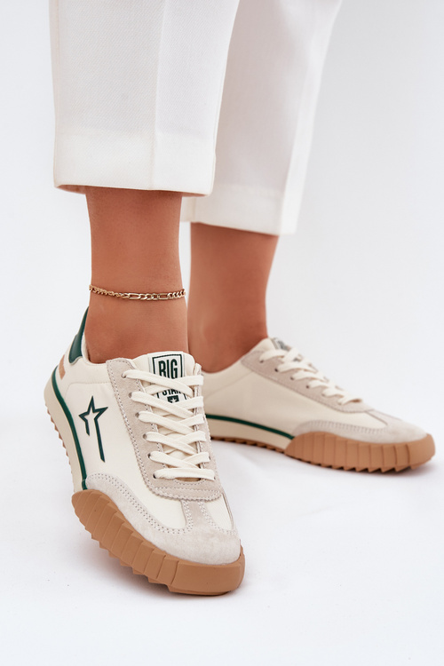 Niskie Trampki Damskie Big Star NN274867 Beżowe