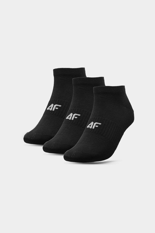 Skarpety 4F Damskie 3-PACK 4FAW23USOCF197-20S Czarne