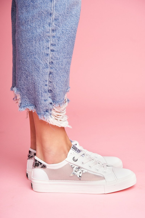 Damskie Trampki Big Star Białe FF274487