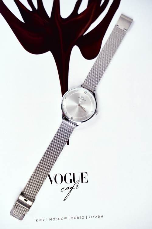 Damski Zegarek Giorgio & Dario Srebrny Tereno