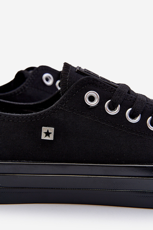 Trampki Męskie Niskie Big Star NN174110 Czarne