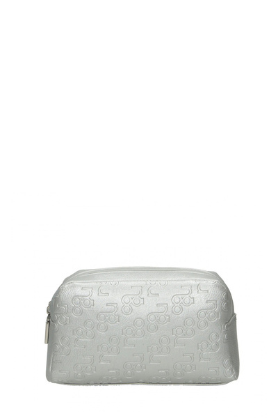 Klasyczna Kosmetyczka NOBO L0150-C022 Srebrna