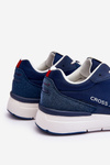 Męskie Buty Sportowe Cross Jeans LL1R4051 Granatowe