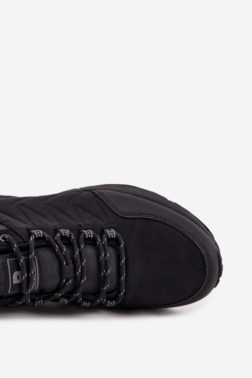 Męskie Buty Sportowe Trekkingowe Czarne Thessira