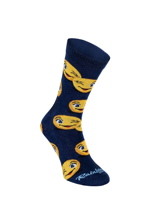 Skarpetki Rainbow Socks Emotikony Ważniak Śmieszek Zakochaniec 3 Pary