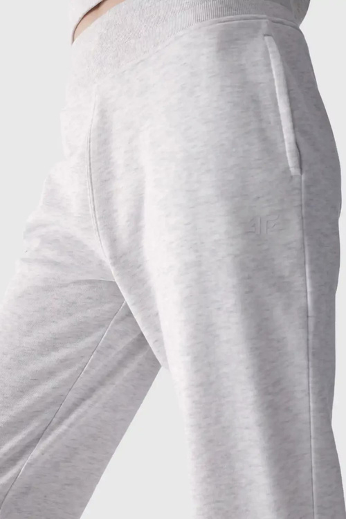 Damskie Spodnie Dresowe Joggery 4F 4FWMM00TTROF0945-27M Szare