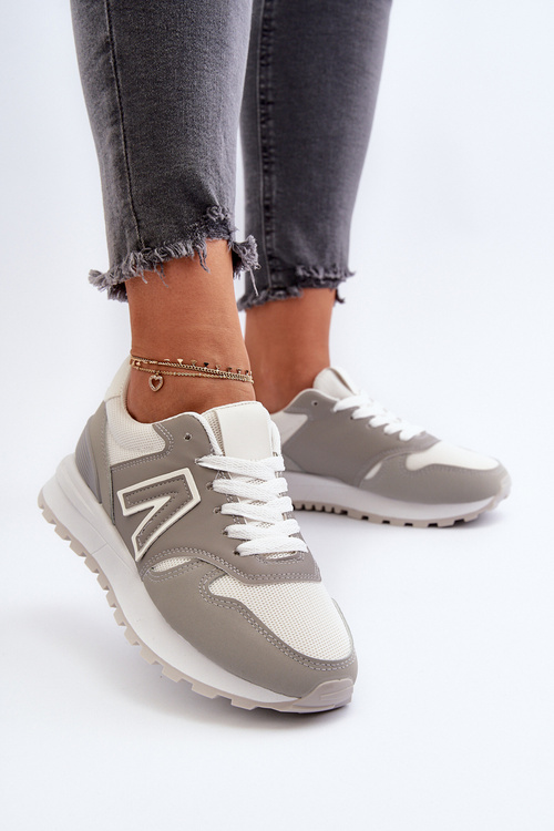 Damskie Sneakersy Buty Sportowe Szare Daisee