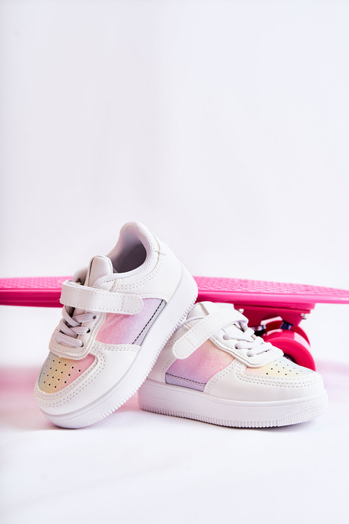 Dziecięce Buty Sportowe Na Rzepy Multikolor Elike