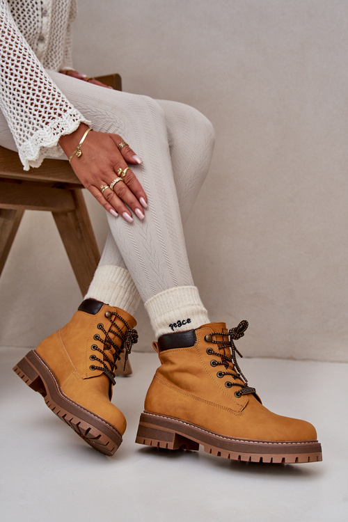 Trapery Damskie Ocieplane Big Star OO274A288 Camel