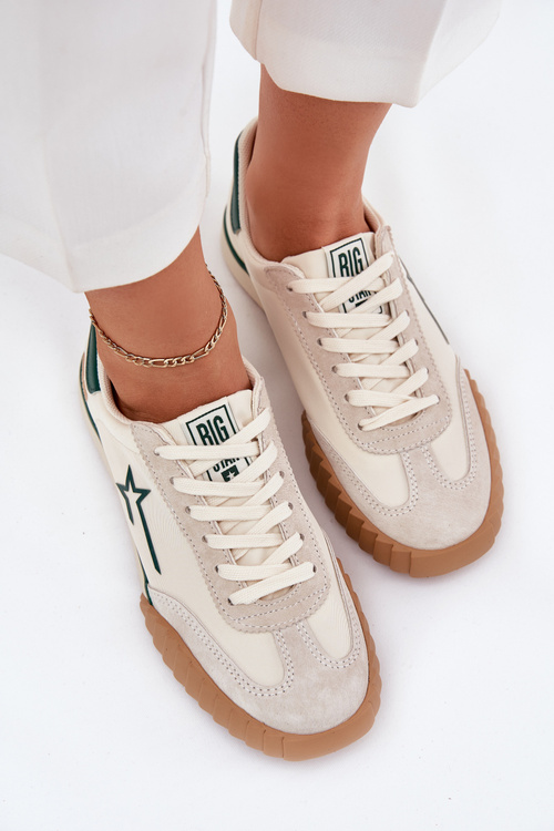 Niskie Trampki Damskie Big Star NN274867 Beżowe