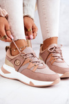 Sportowe Buty Sneakersy Brudny Róż Imperio