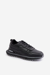 Ocieplane Sneakersy Męskie Big Star OO174675 HI-POLY SYSTEM Czarne