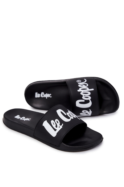 Męskie Klapki Lee Cooper LCW-22-42-1005 Czarne