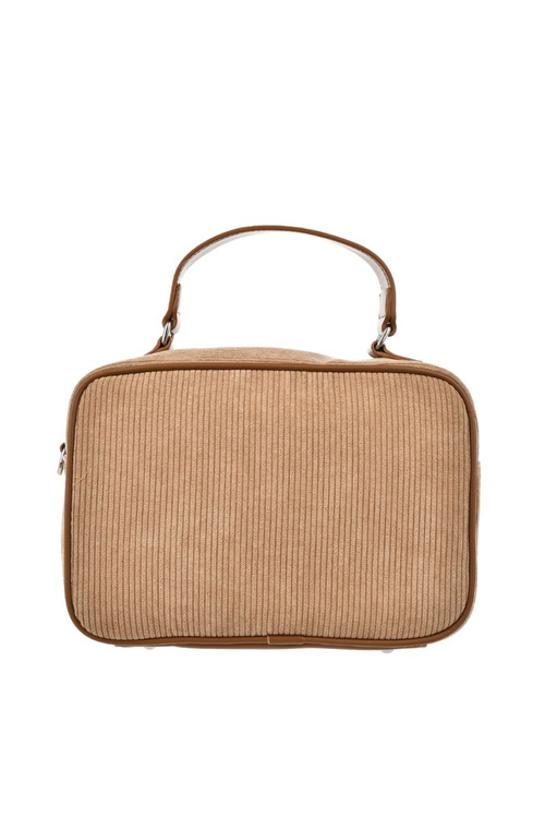 Sztruksowa Torebka Big Star OO574084 Beżowa