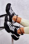 Damskie Buty Sportowe Memory Foam System Big Star KK274053 Czarno-Szare