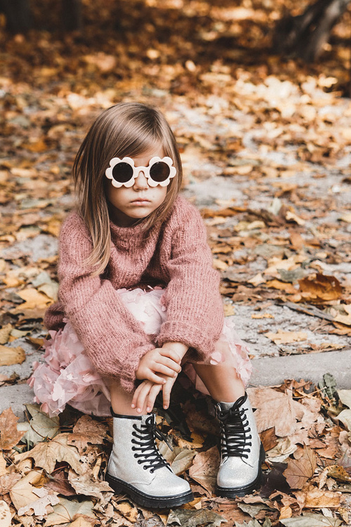 Dziecięce Botki Ocieplane Z Suwakiem Lakierowane Srebrne Goopy