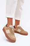 Zamszowe Sneakersy Damskie Daniel Lopez Just Dare SS2D4022 Beżowe