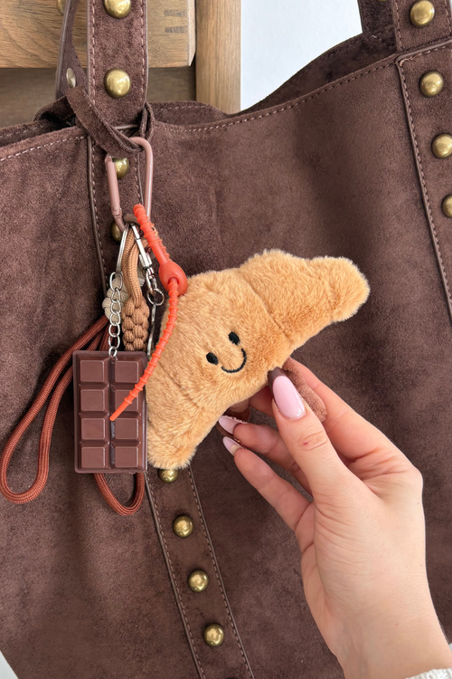 Breloczek Do Torebki Kluczy Rogalik Czekolada Serce Myssa