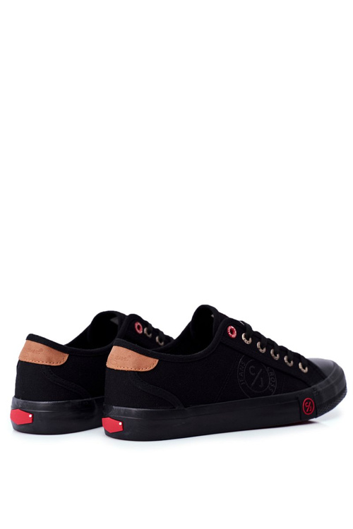 Trampki Męskie Cross Jeans Czarne FF1R4054C