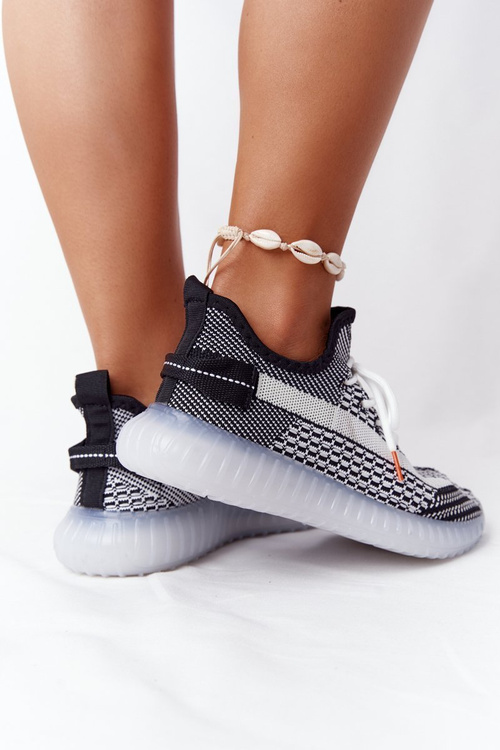 Damskie Sportowe Buty Na Gumowej Podeszwie Czarne Freestyler