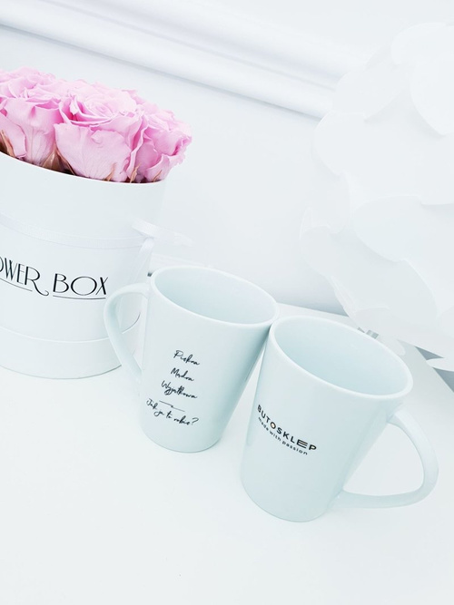 Kubek Ceramiczny 250ml Piękna, Mądra...