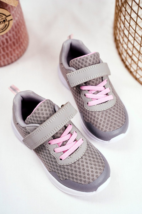 Sportowe Buty Dziecięce Na Rzepy Szare Mirabell