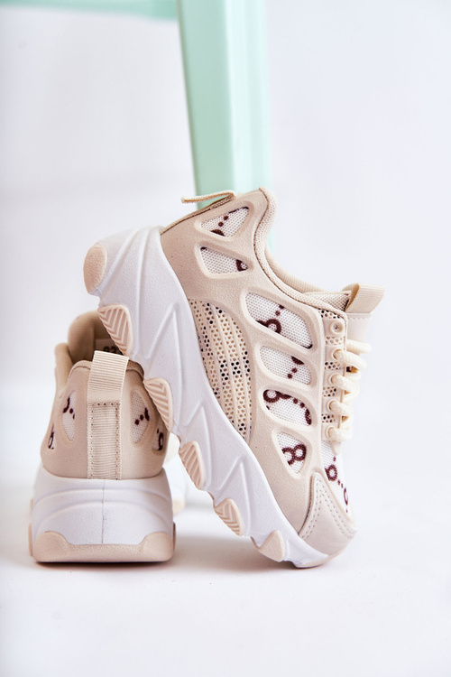 Dziecięce Buty Sportowe Beżowe Dalia