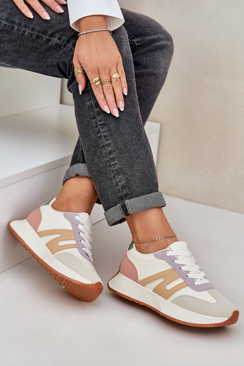 Buty Sportowe Damskie Na Platformie Multikolor Emidi