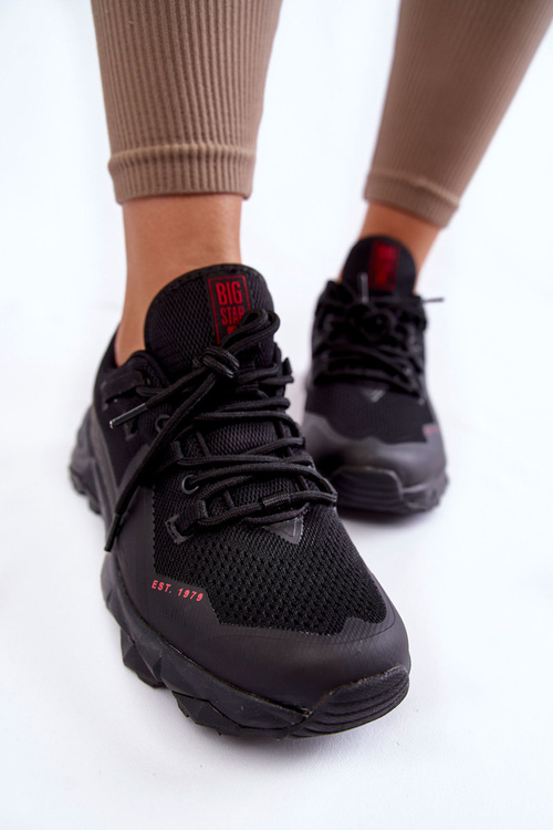 Damskie Sneakersy Memory Foam System Big Star KK274211 Czarne