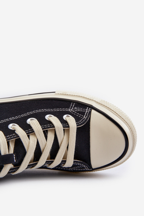 Wysokie Trampki Męskie Big Star NN174109 Czarne