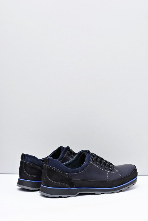 Półbuty Męskie Granatowe Outdoor Ivar