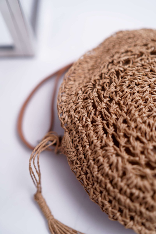 Torebka Pleciona Octario Camel