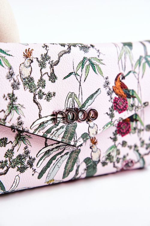 Duży Portfel Skórzany NOBO M0240-CM04 Różowy