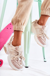Sneakersy Sportowe Buty Damskie Beżowe Someday